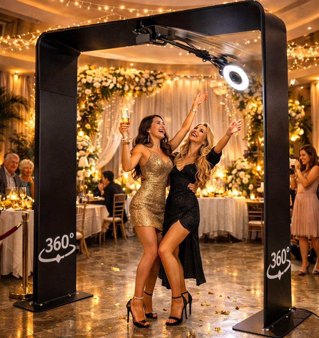 Overhead Hanging 360 Video Booth