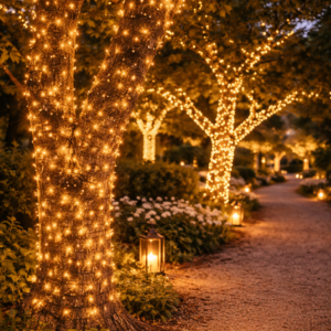 Fairylights on trees